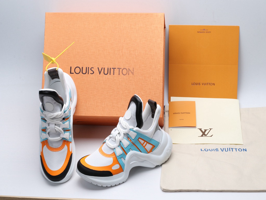 L*V Archlight Sneaker Yellow Blue