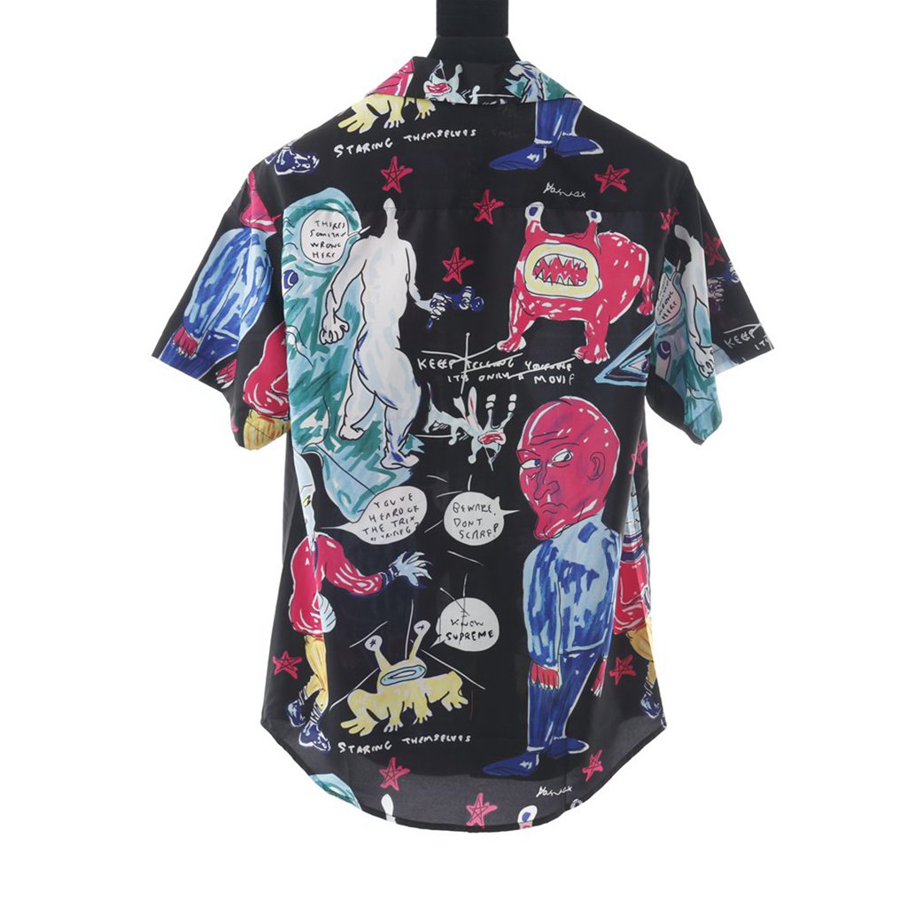 Svp*me Daniel Johnston Rayon S/S Shirt 20SS?