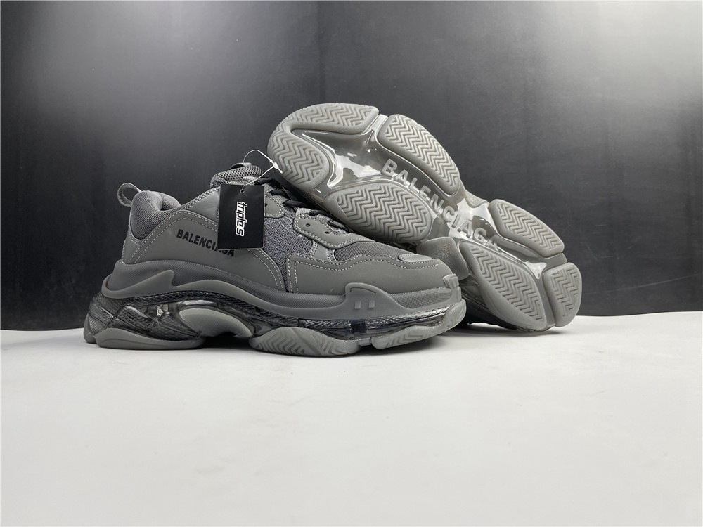 Designer Sneakers BLG Wmns Triple S Trainer Grey