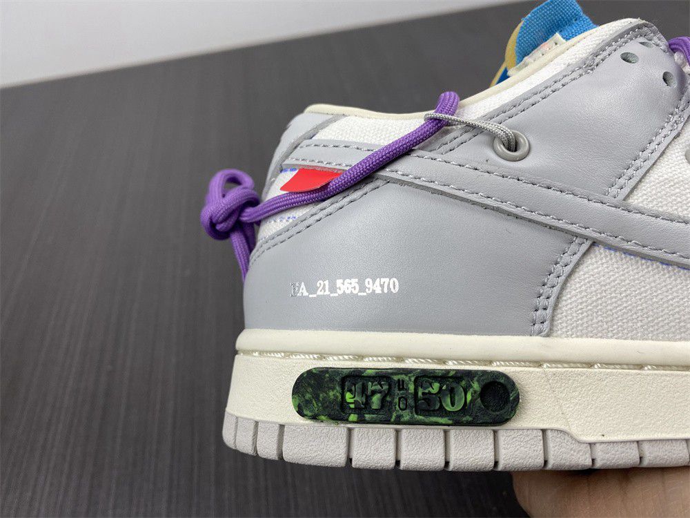 Off-White x Dunk Low Lot 47 of 50 1602-125