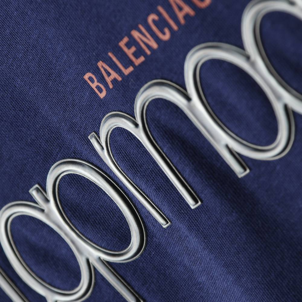 Ba1en*iaga BLCG 20ss top model text patch short sleeves