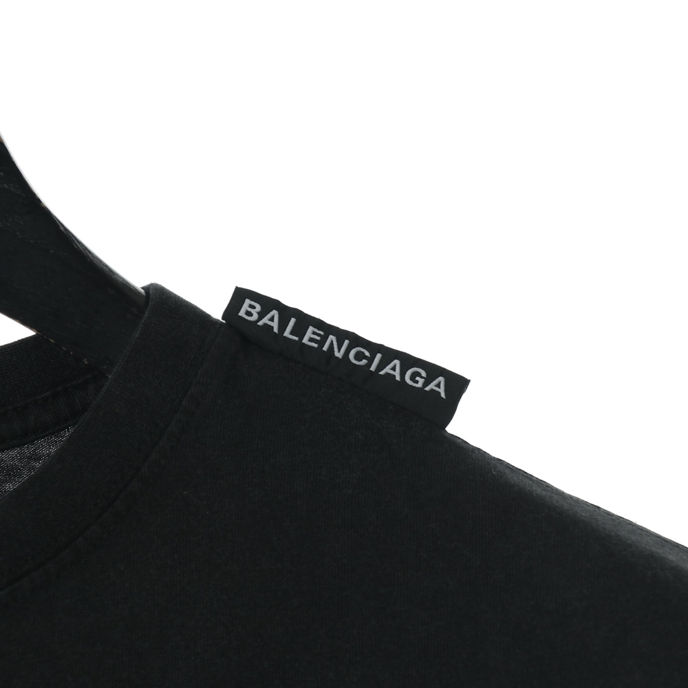 Ba1en*iaga BLCG 2020ss shoulder label wash short sleeve