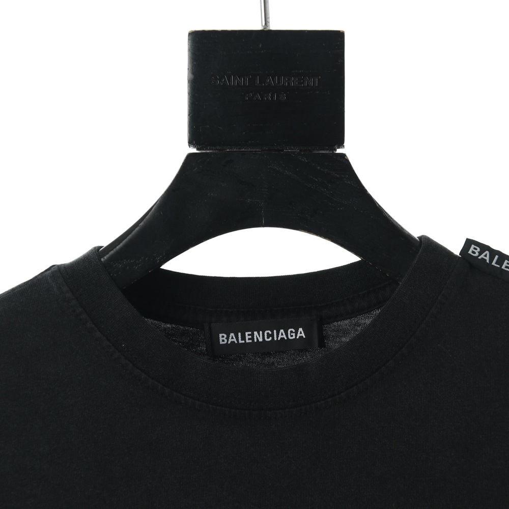 Ba1en*iaga BLCG 2020ss shoulder label wash short sleeve
