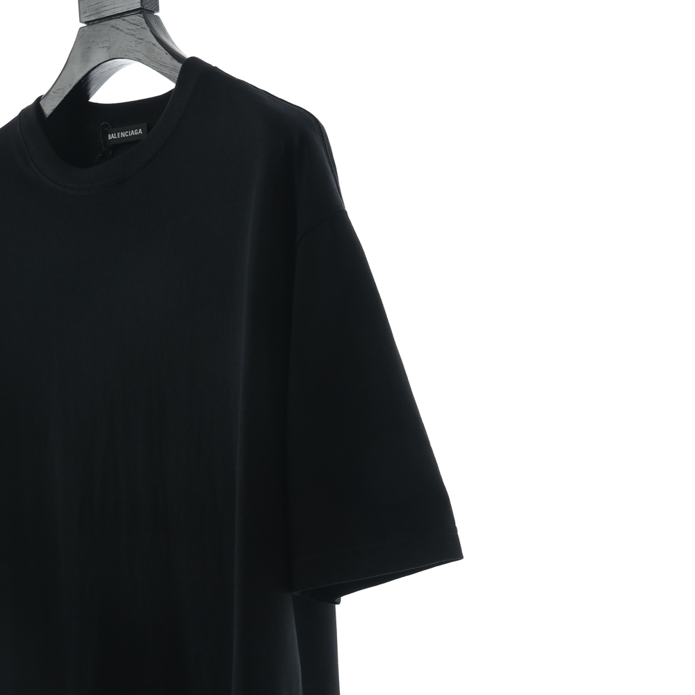 Ba1en*iaga BLCG 20ss black back letter short sleeve