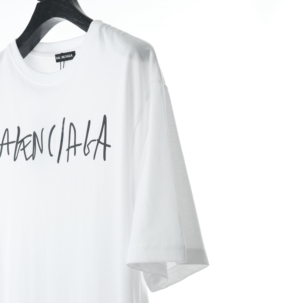 Ba1en*iaga BLCG 20ss hand-painted logo logo printing short sleeve