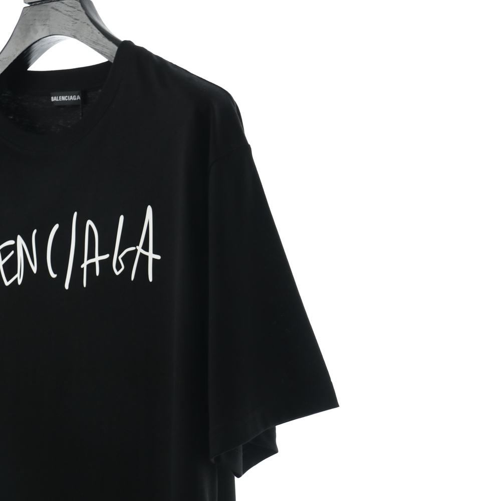 Ba1en*iaga BLCG 20ss hand-painted logo logo printing short sleeve