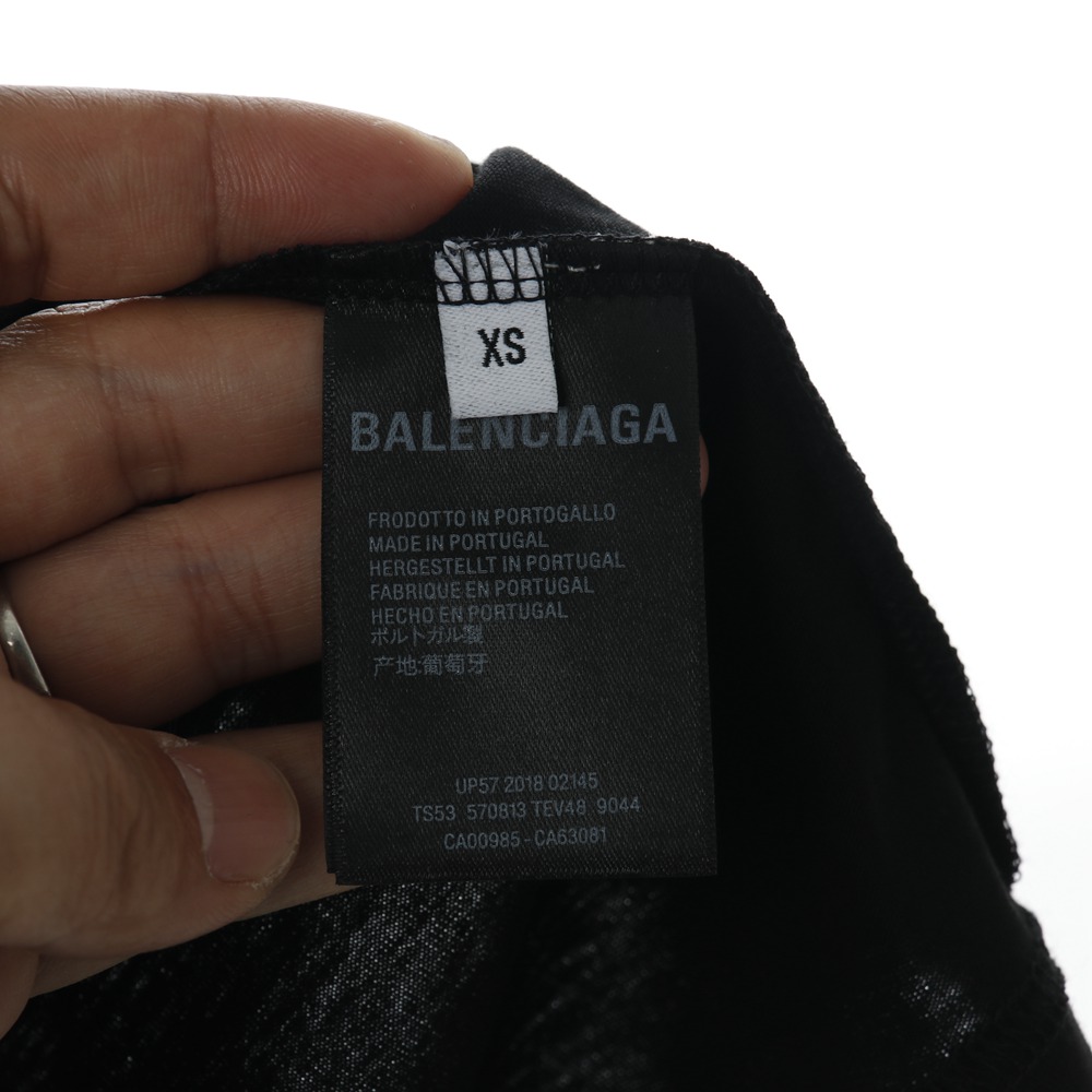Ba1en*iaga BLCG 20ss hand-painted logo logo printing short sleeve