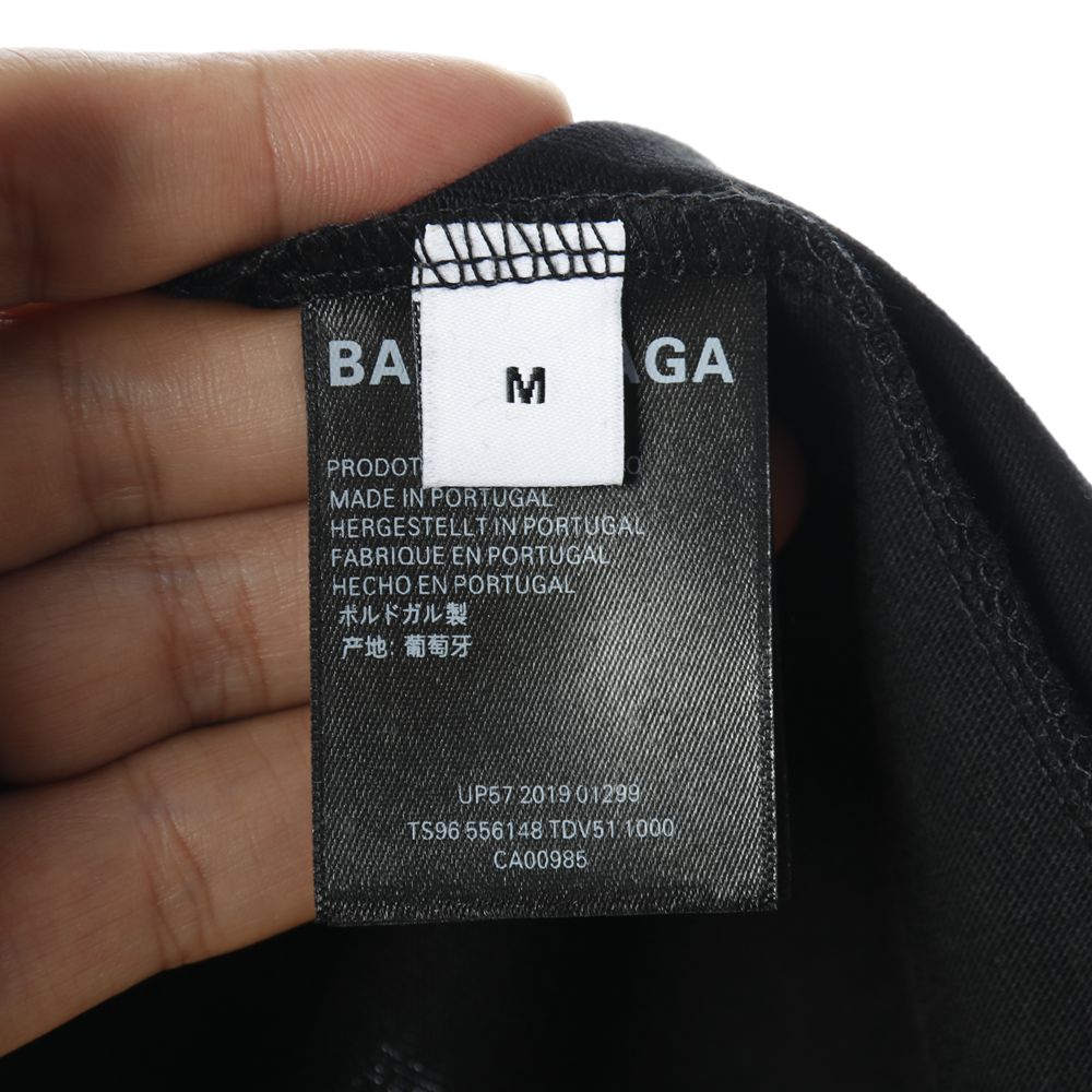 Ba1en*iaga BLCG 20ss hand-painted logo logo printing short sleeve