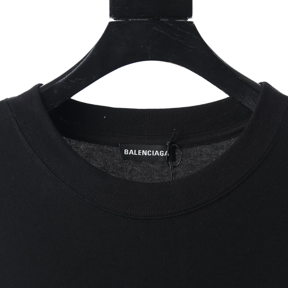 Ba1en*iaga BLCG lock crown wheat ear short os version tee shirt