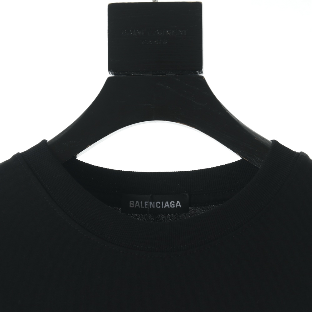Ba1en*iaga BLCG 20FW 24-hour news short-sleeved T-shirt