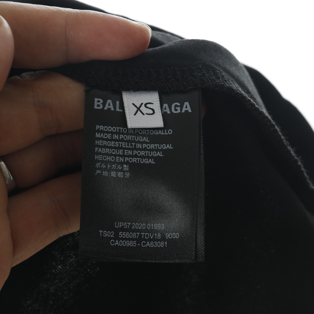 Ba1en*iaga BLCG 20FW 24-hour news short-sleeved T-shirt