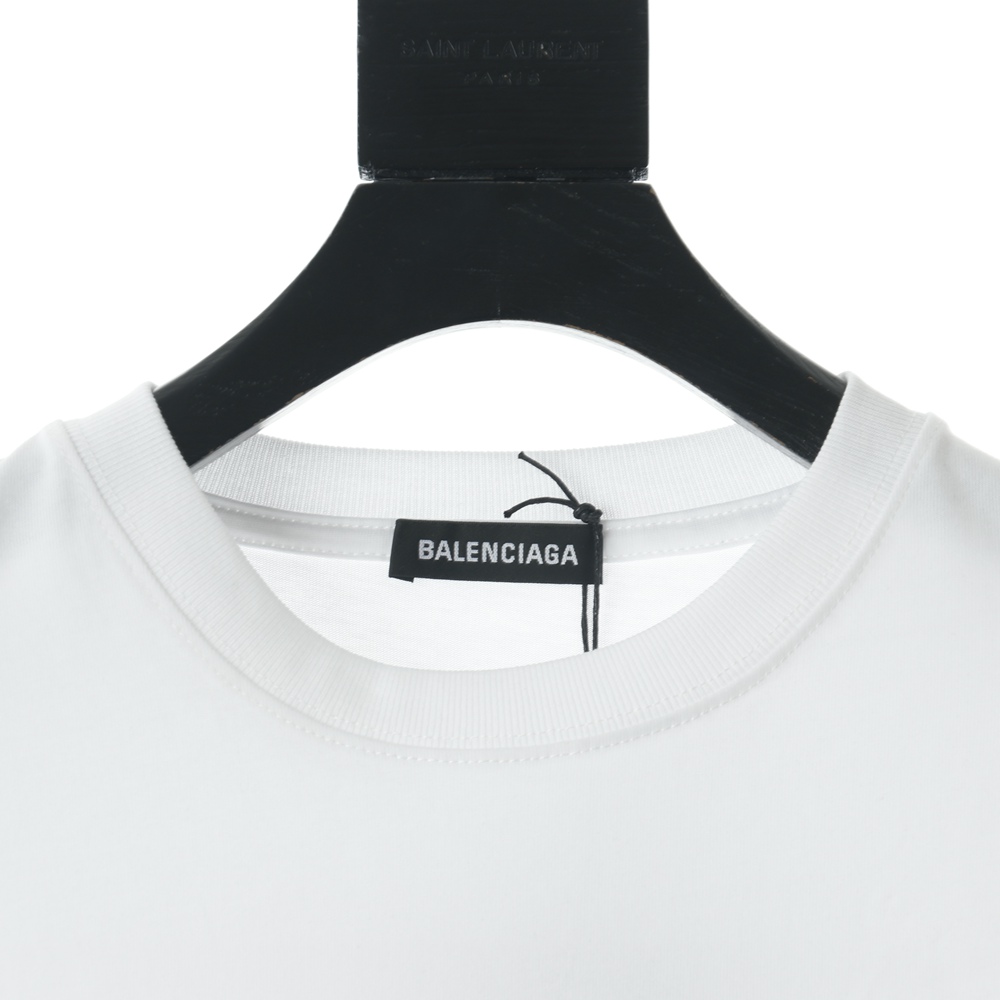 Ba1en*iaga BLCG 20FW 25-hour news short-sleeved T-shirt