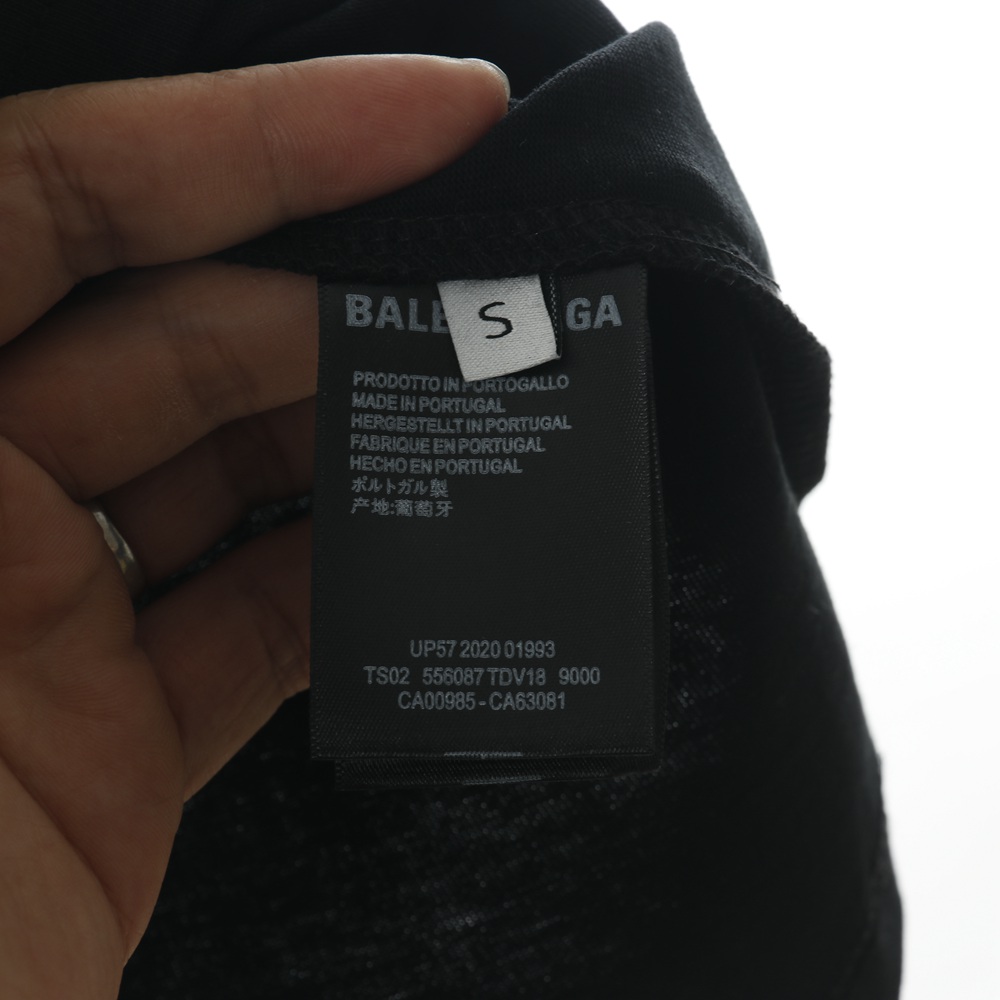 Ba1en*iaga BLCG 21FW Letter R logo printed short sleeve