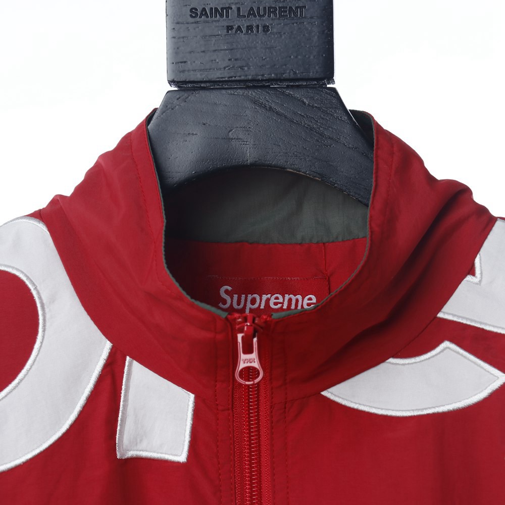 Svp*me 19FW Shoulde LOGO Track Jacket Red