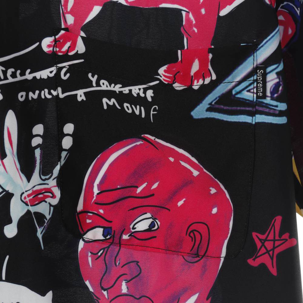 Svp*me Daniel Johnston Rayon S/S Shirt 20SS