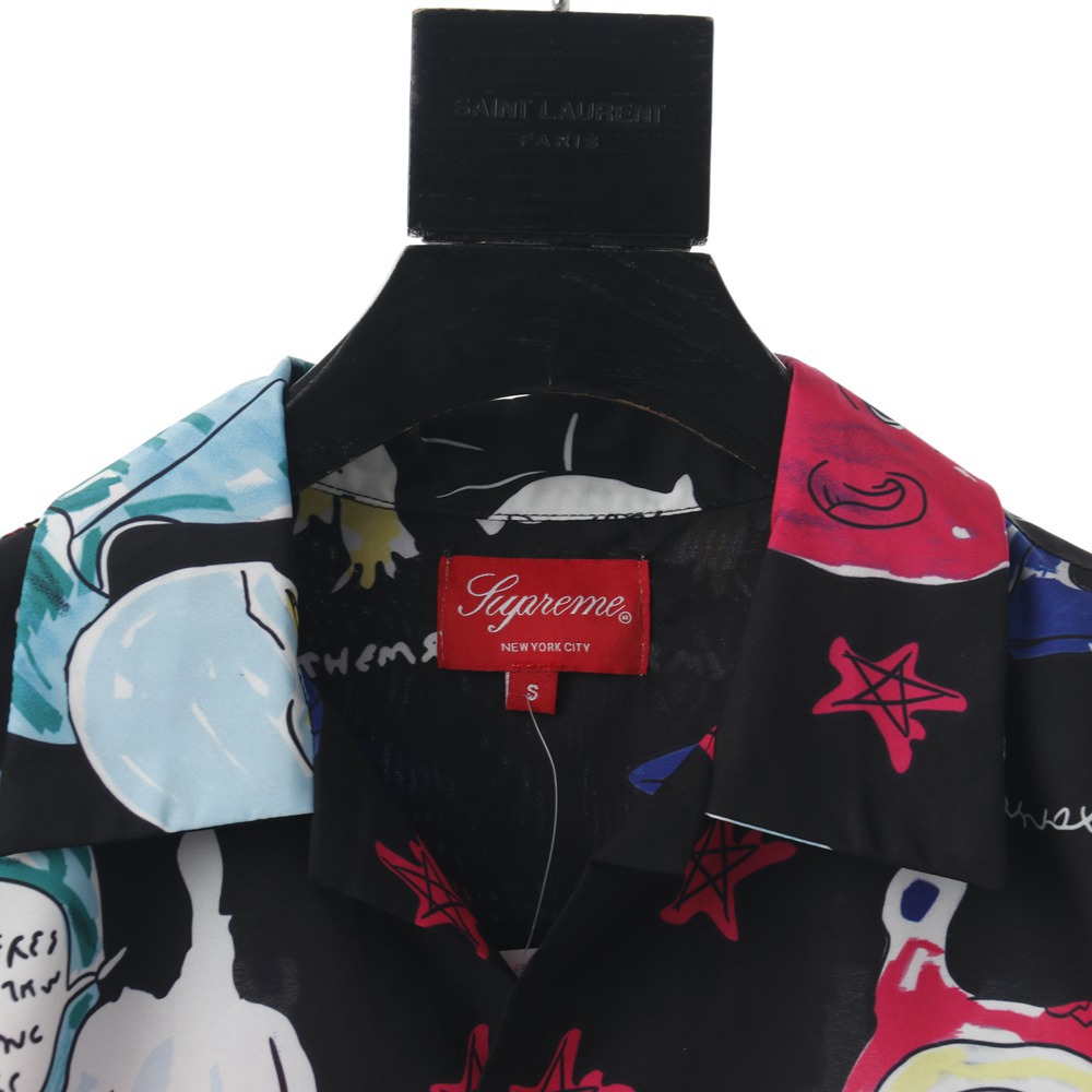 Svp*me Daniel Johnston Rayon S/S Shirt 20SS