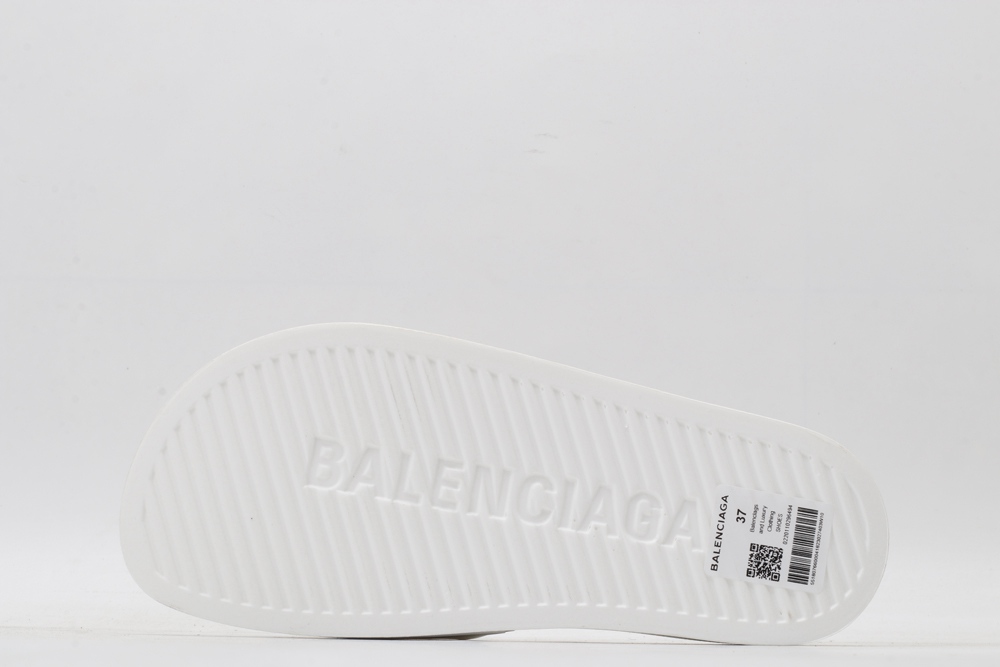 BLG Rubber Slides White