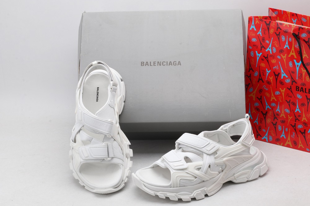 BLG Track Sandal Triple White