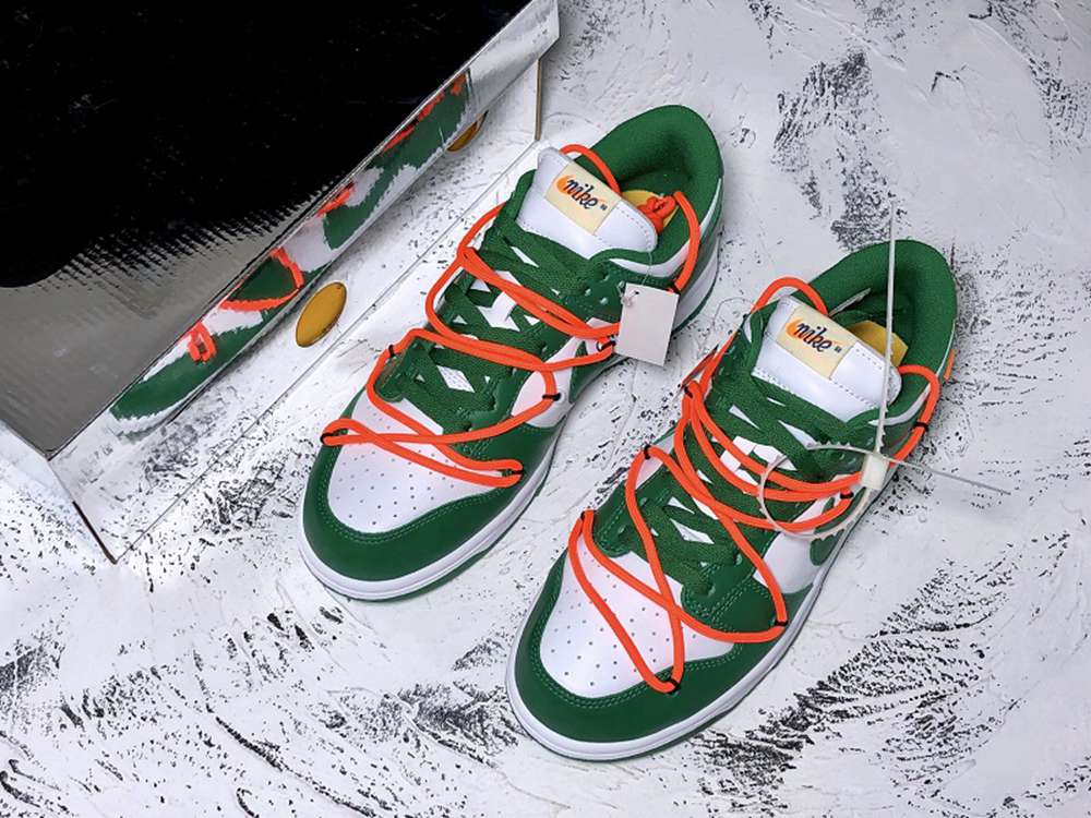 Off-White x Dunk Low Pine Green(CT0856-100)