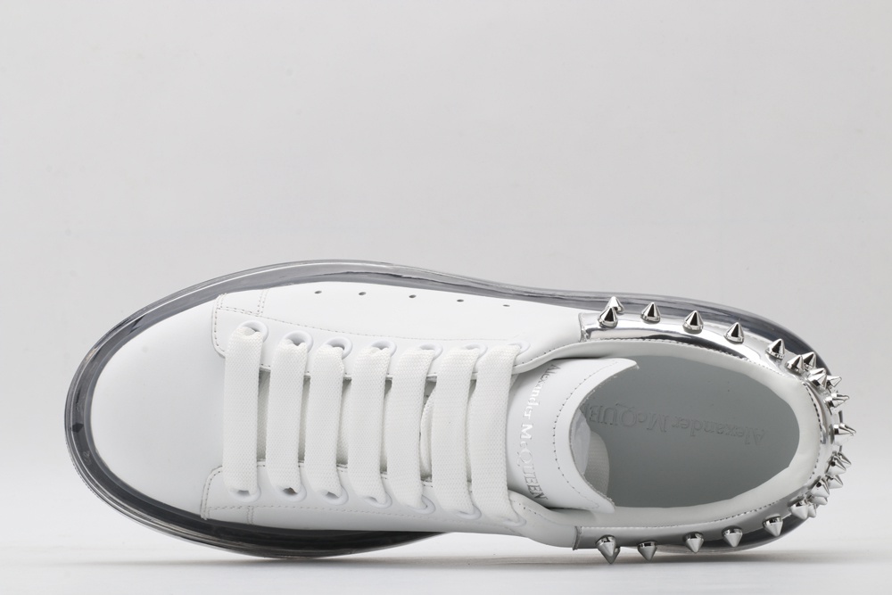 AMQ oversized sneakers with SiL*Ver rivet heel